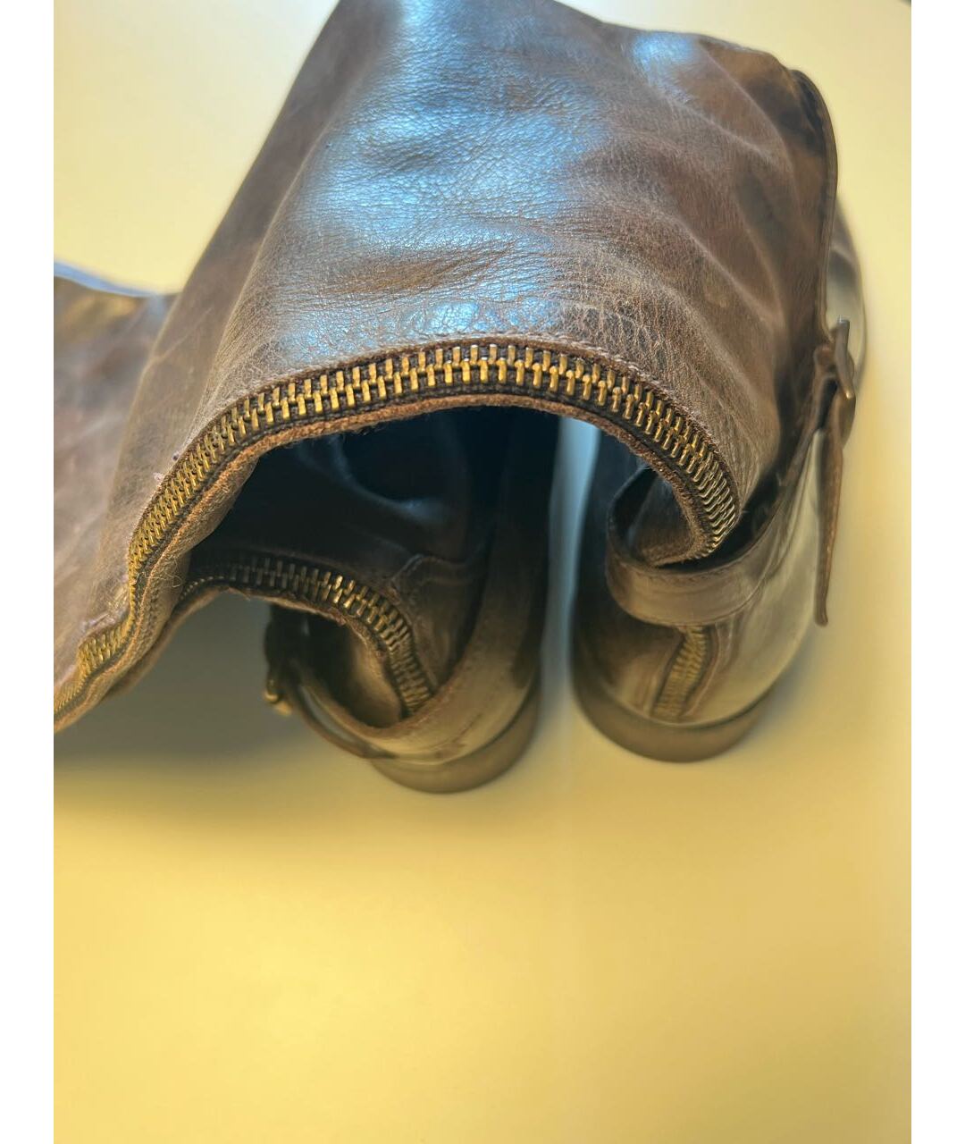 BELSTAFF Коричневые кожаные сапоги, фото 4