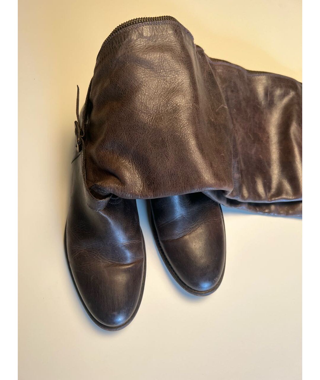 BELSTAFF Коричневые кожаные сапоги, фото 3