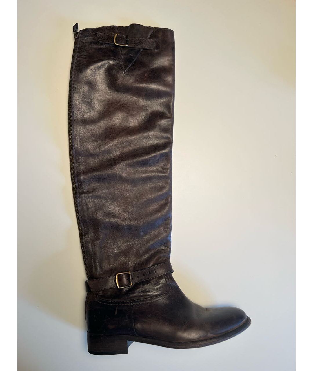 BELSTAFF Коричневые кожаные сапоги, фото 7