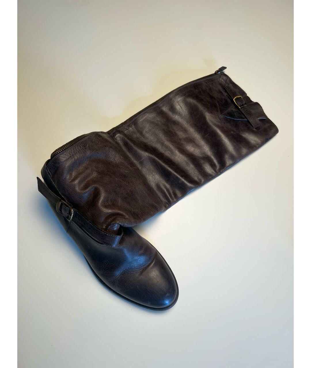 BELSTAFF Коричневые кожаные сапоги, фото 2