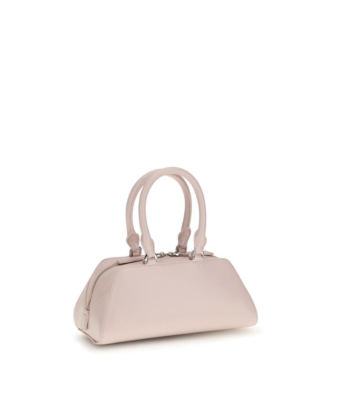 GIVENCHY Розовая кожаная сумка с короткими ручками, фото 3