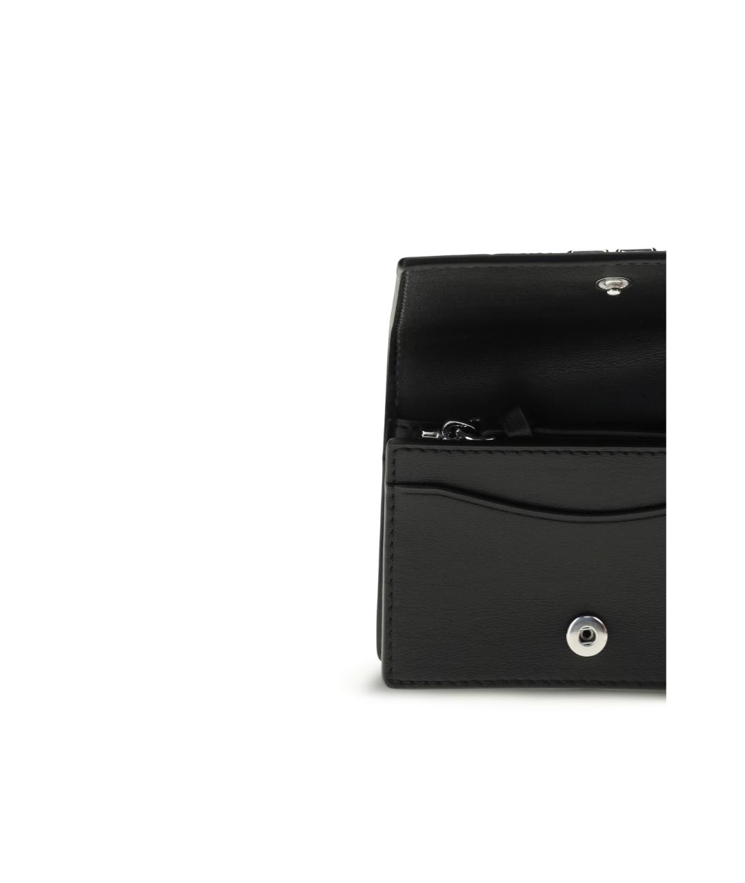 GANNI Черный кожаный кардхолдер, фото 3