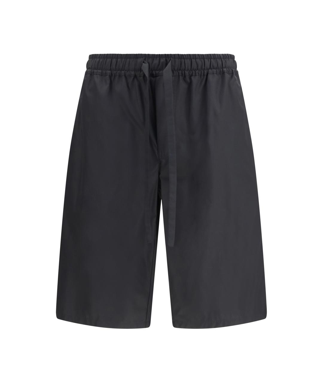 DOLCE&GABBANA Черные хлопковые шорты, фото 1