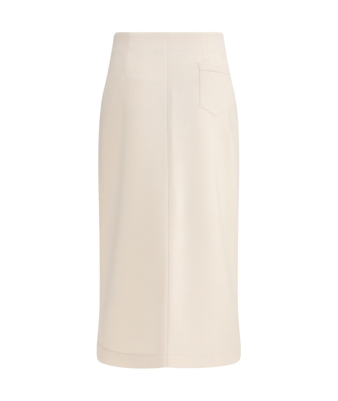 FABIANA FILIPPI Бежевая юбка миди, фото 2