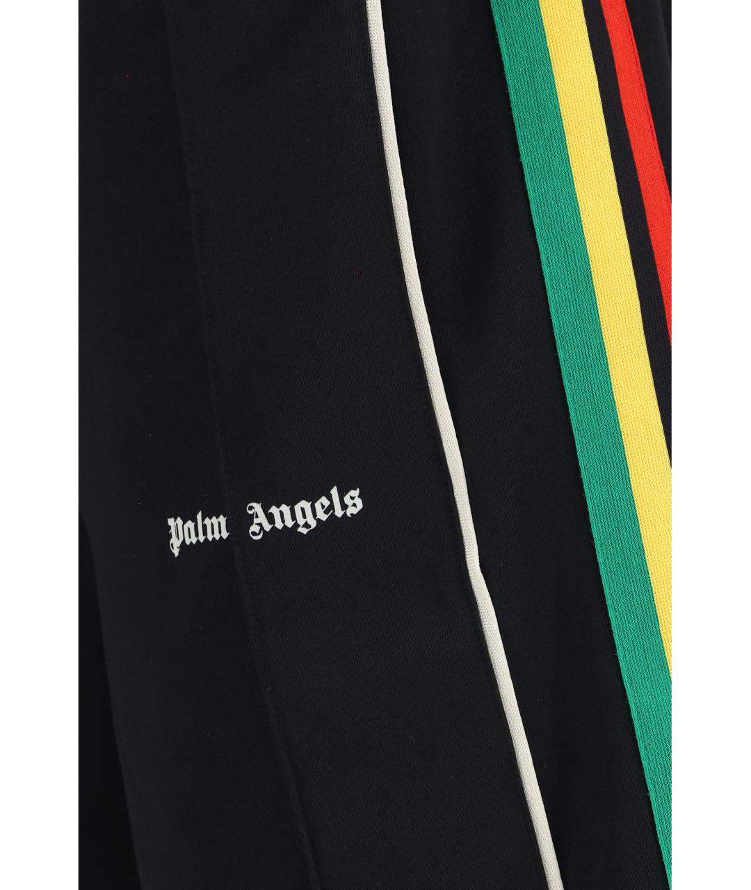 PALM ANGELS Черные синтетические шорты, фото 3