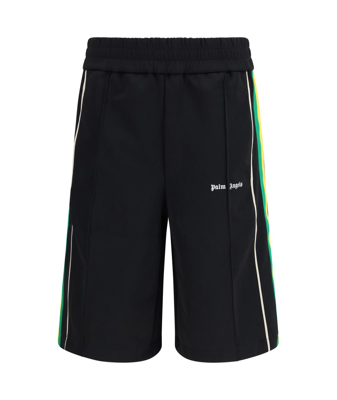 PALM ANGELS Черные синтетические шорты, фото 1
