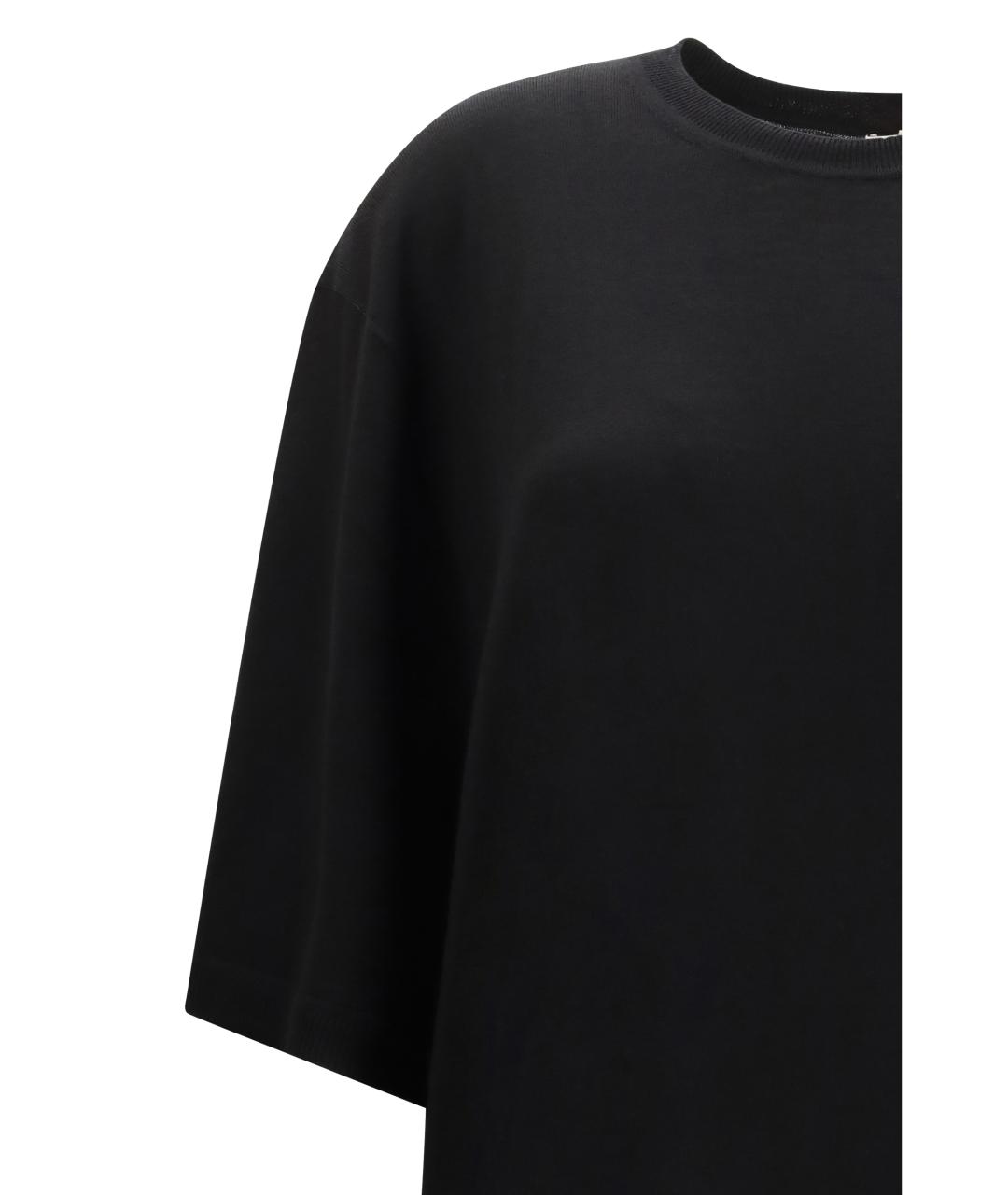 TOTEME Черное шерстяное повседневное платье, фото 3