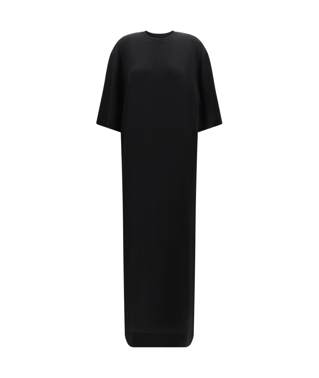 TOTEME Черное шерстяное повседневное платье, фото 1