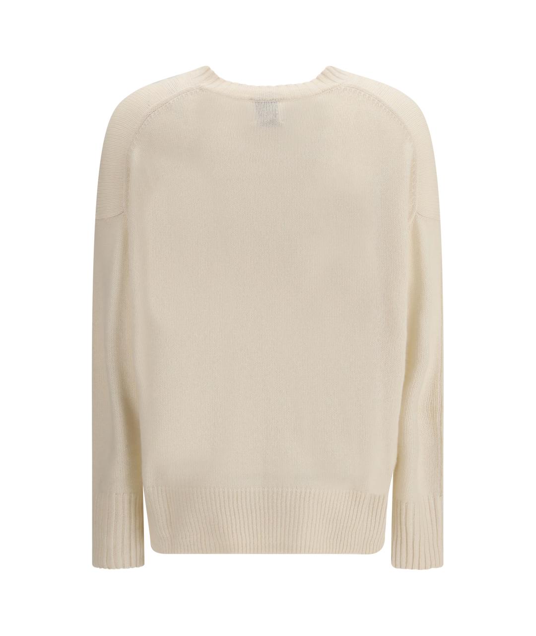 ALLUDE Бежевый кашемировый джемпер / свитер, фото 2