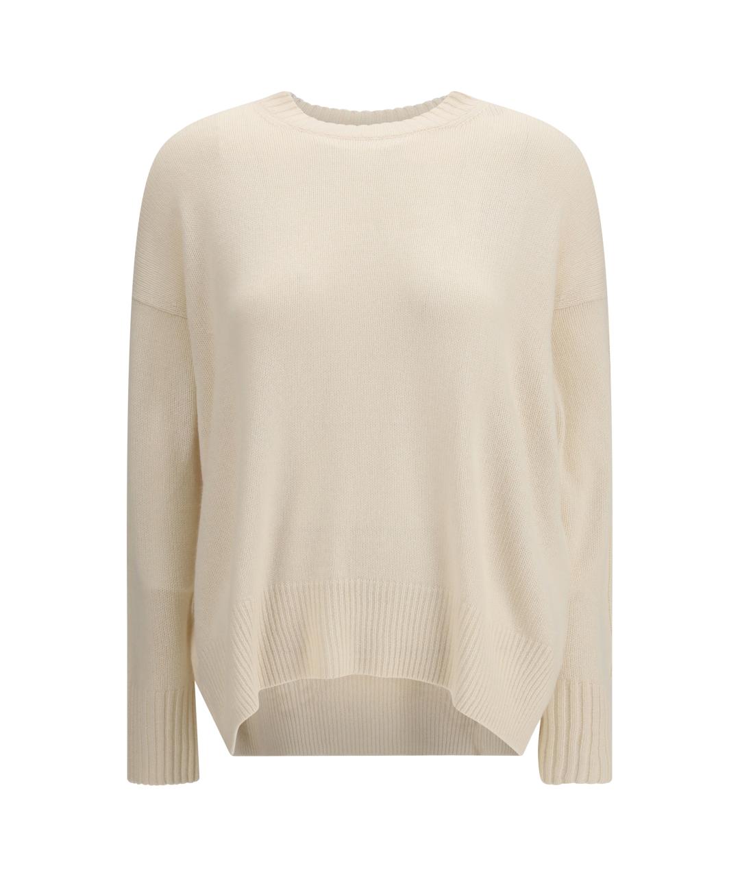 ALLUDE Бежевый кашемировый джемпер / свитер, фото 1