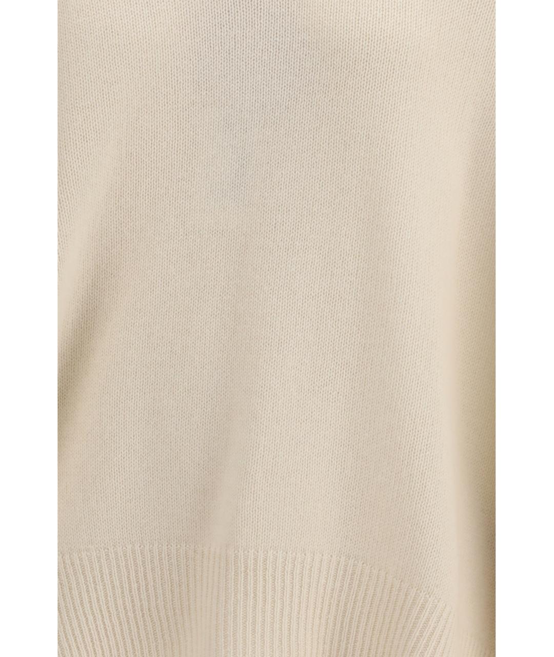 ALLUDE Бежевый кашемировый джемпер / свитер, фото 3