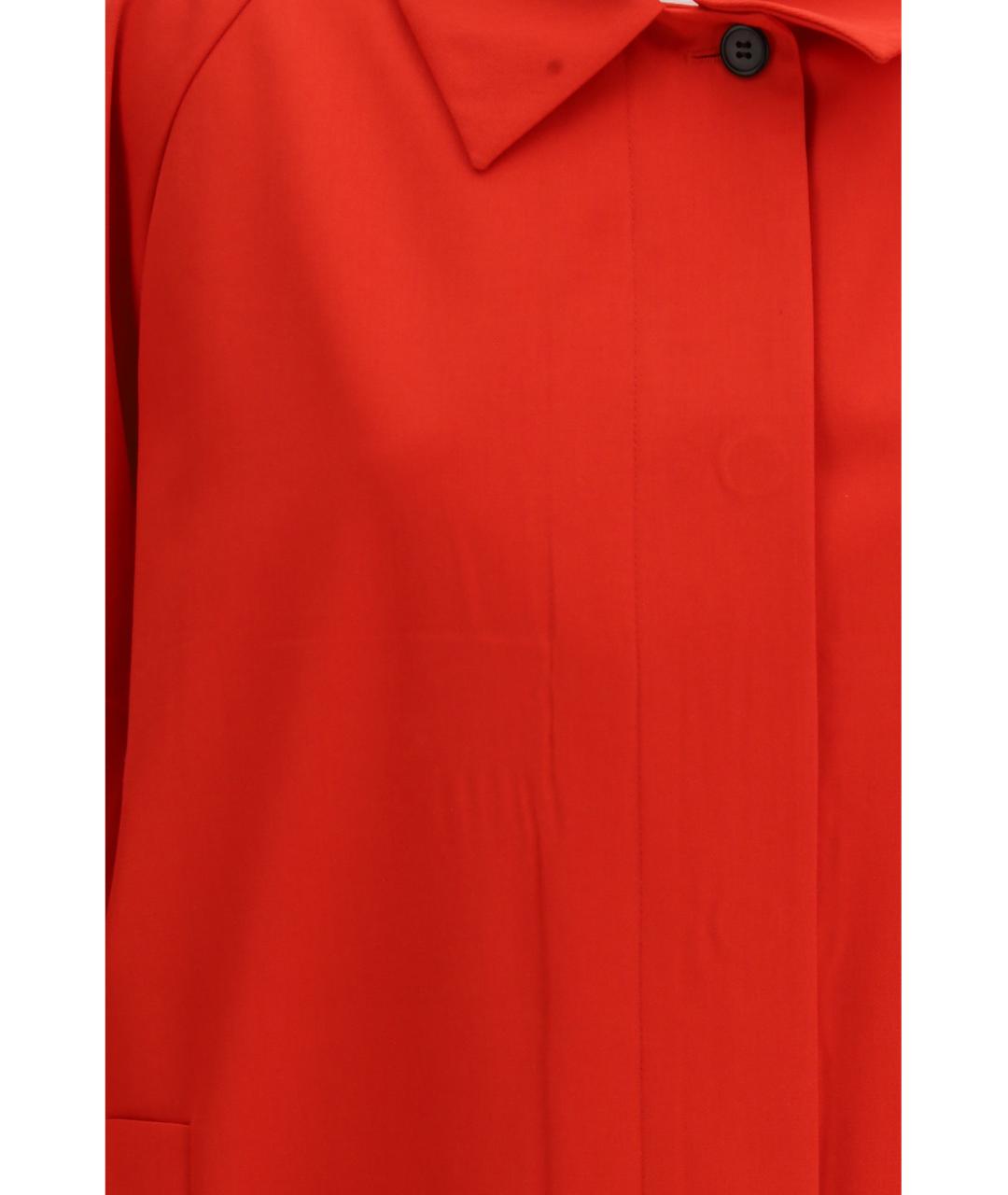 PRADA Красный полиэстеровый тренч/плащ, фото 3