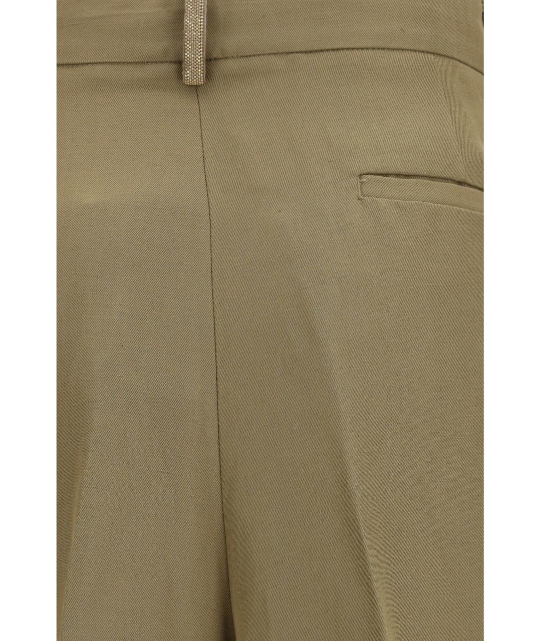 FABIANA FILIPPI Коричневые вискозные шорты, фото 3