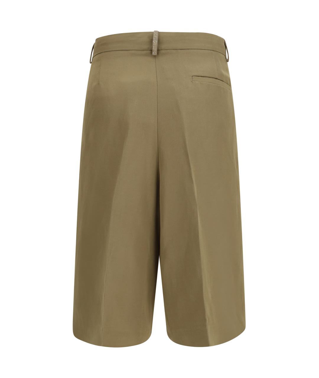 FABIANA FILIPPI Коричневые вискозные шорты, фото 2