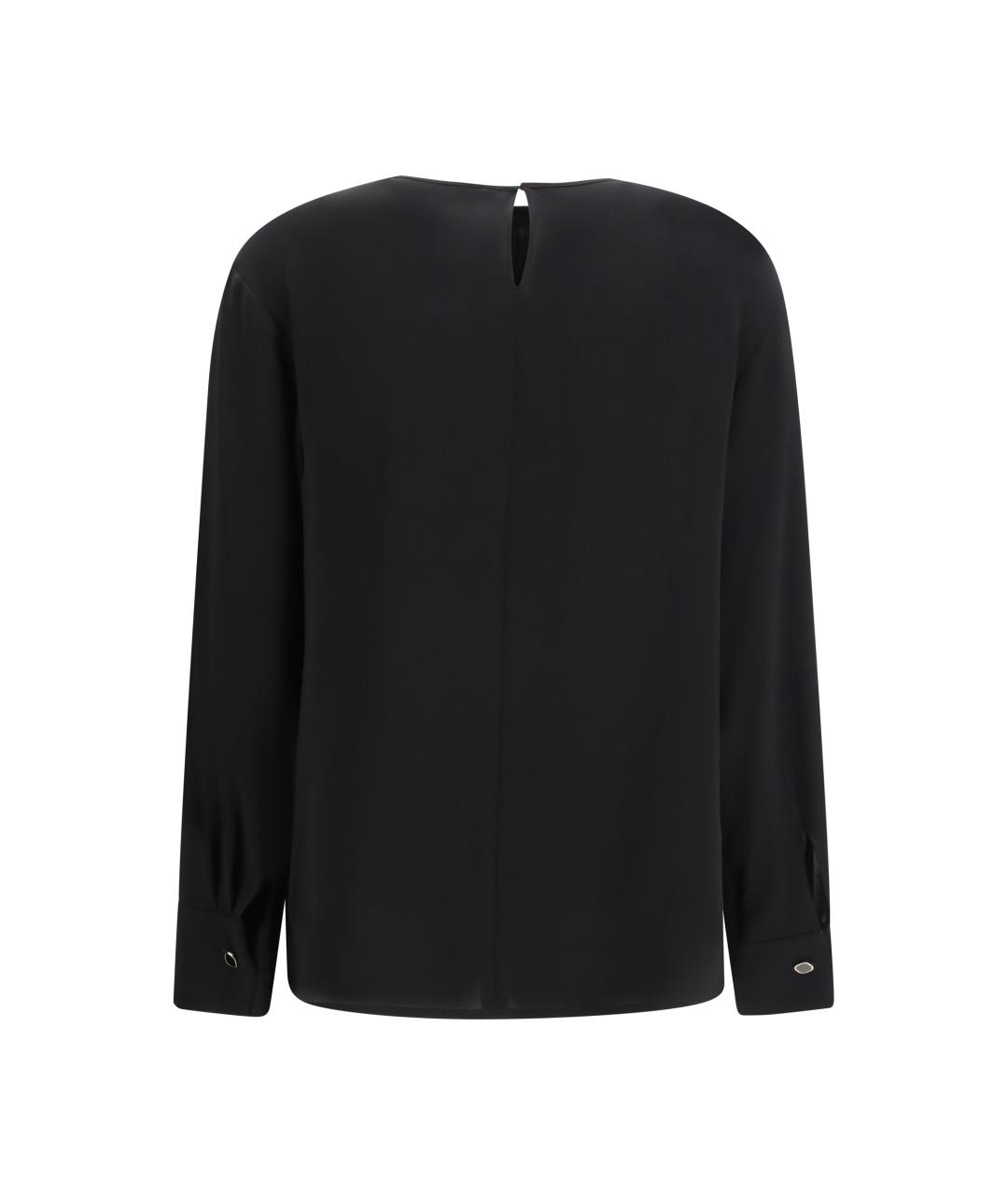 MAX MARA STUDIO Черная ацетатная рубашка, фото 2