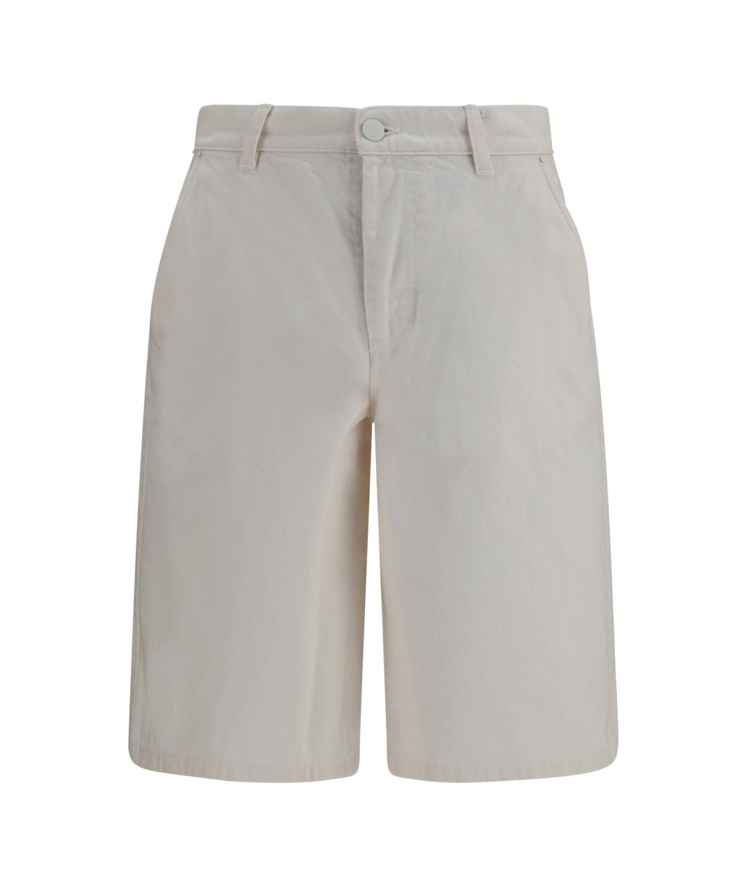 Ami Paris Белые хлопковые шорты, фото 1