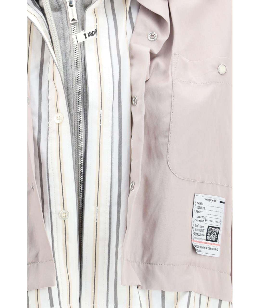 MAISON MIHARA YASUHIRO Серая синтетическая куртка, фото 3