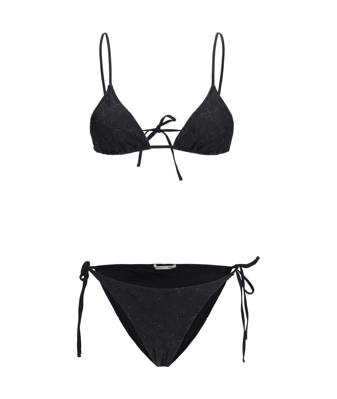 KRISTINA TI Черный полиэстеровый купальник, фото 1