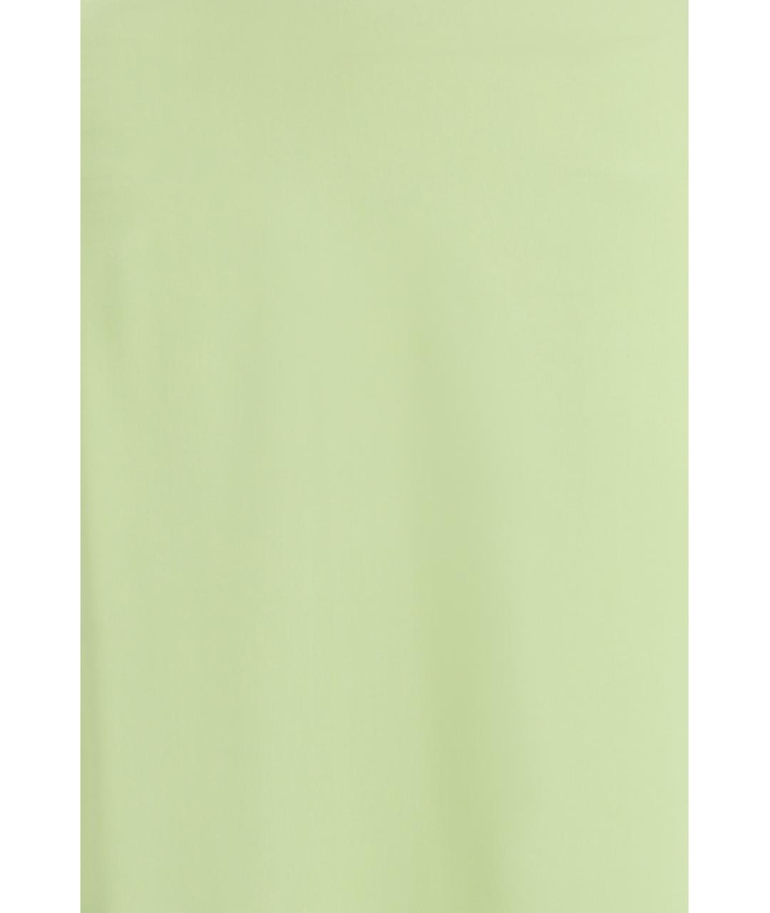 KRISTINA TI Зеленая шелковая юбка макси, фото 3