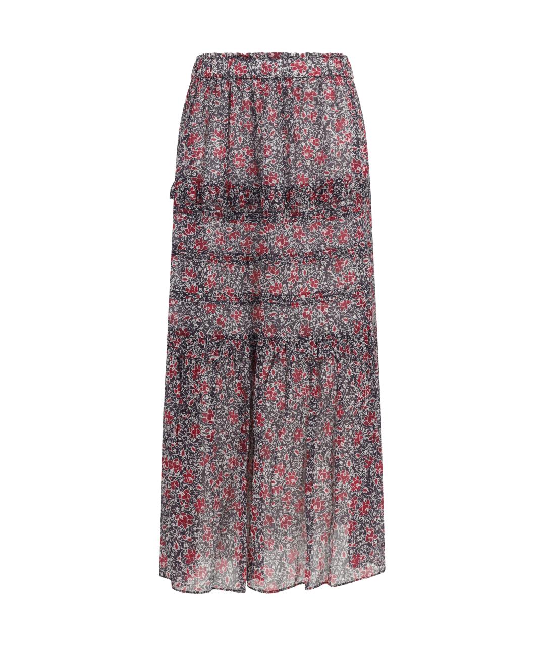 ISABEL MARANT ETOILE Мульти хлопковая юбка миди, фото 1