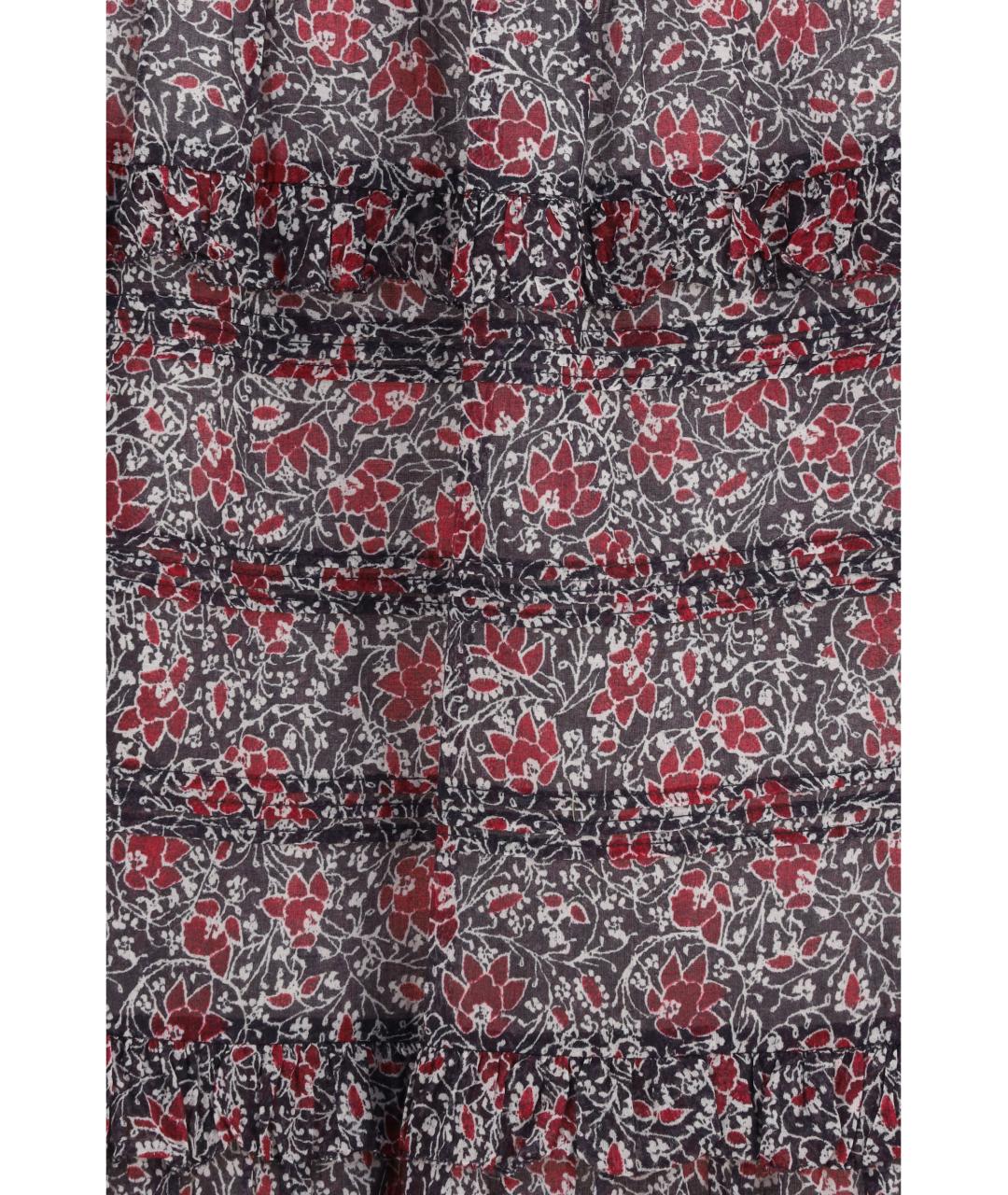 ISABEL MARANT ETOILE Мульти хлопковая юбка миди, фото 3