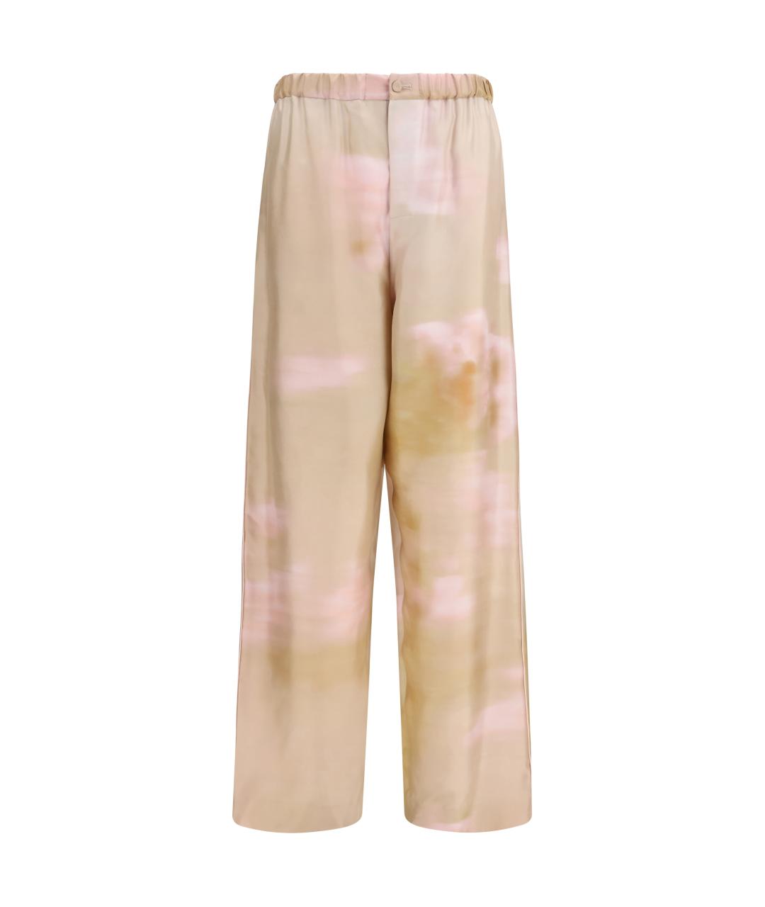 FABIANA FILIPPI Мульти шелковые прямые брюки, фото 1