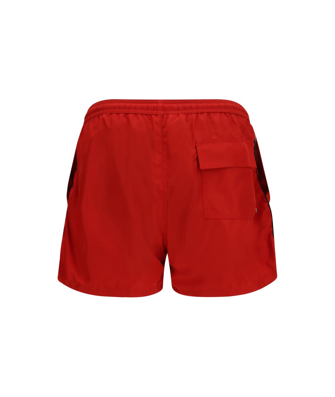 GCDS Красные полиамидовые шорты, фото 2