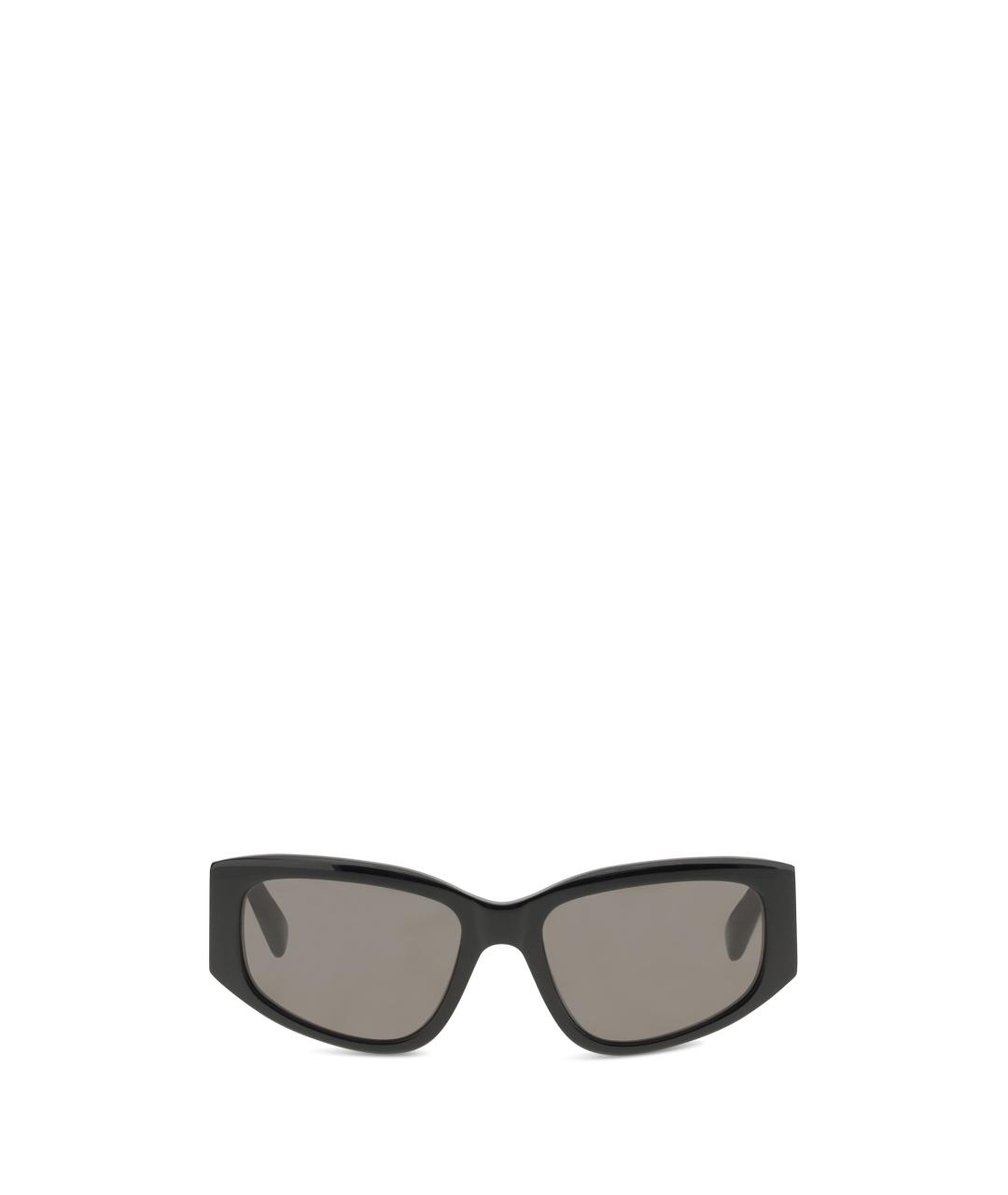 BALENCIAGA Черные пластиковые солнцезащитные очки, фото 4