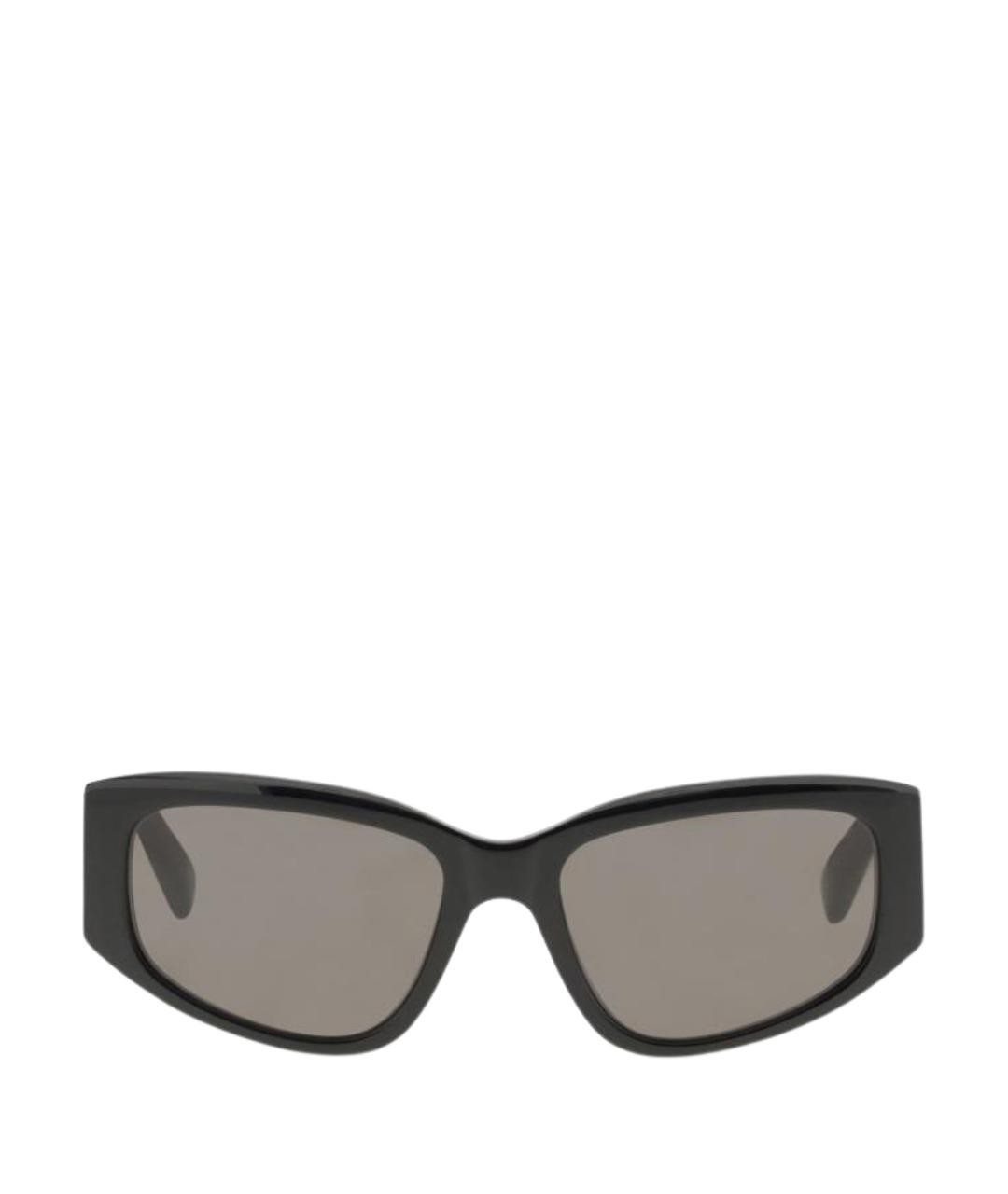 BALENCIAGA Черные пластиковые солнцезащитные очки, фото 1