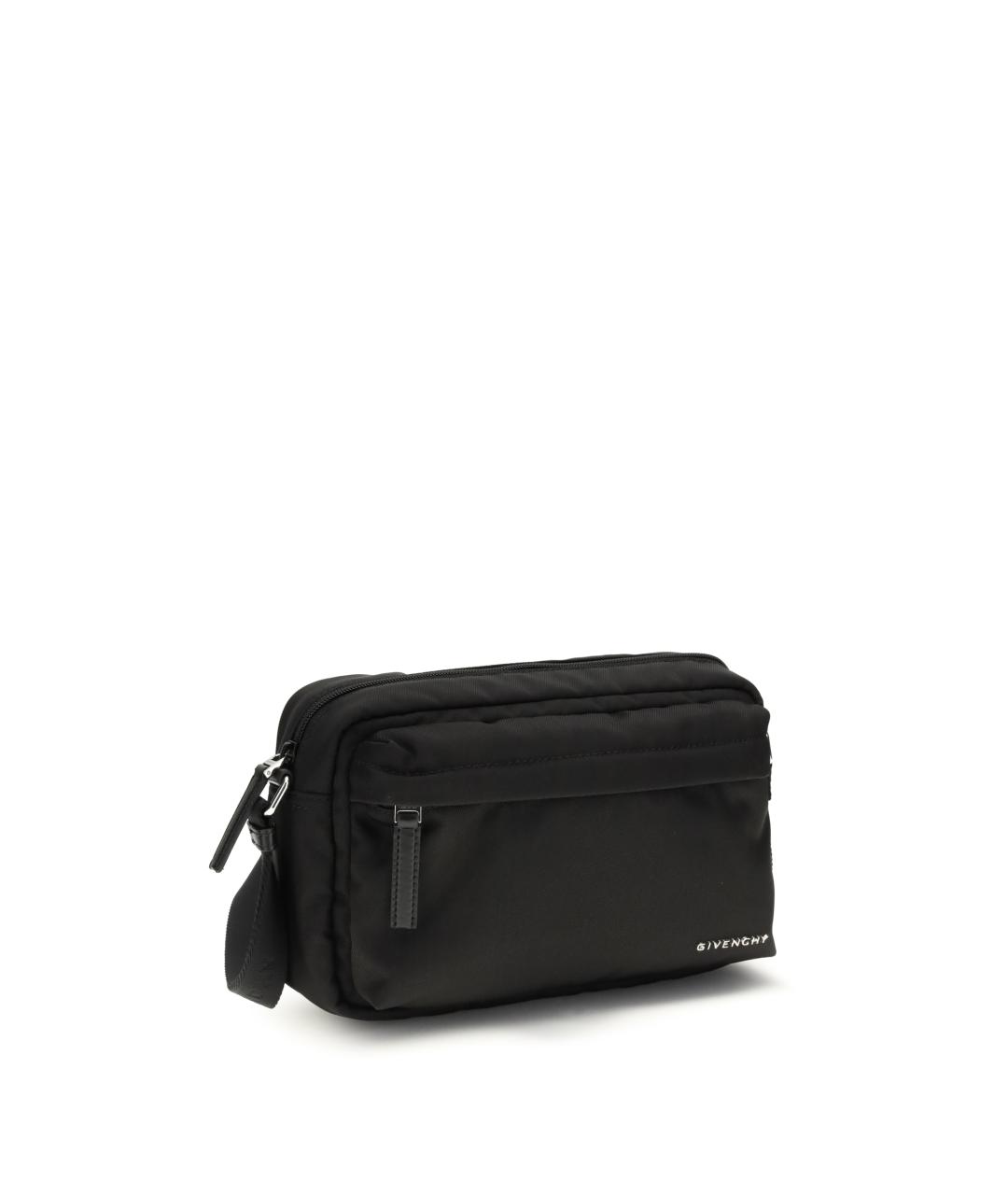 GIVENCHY Черная тканевая сумка на плечо, фото 2