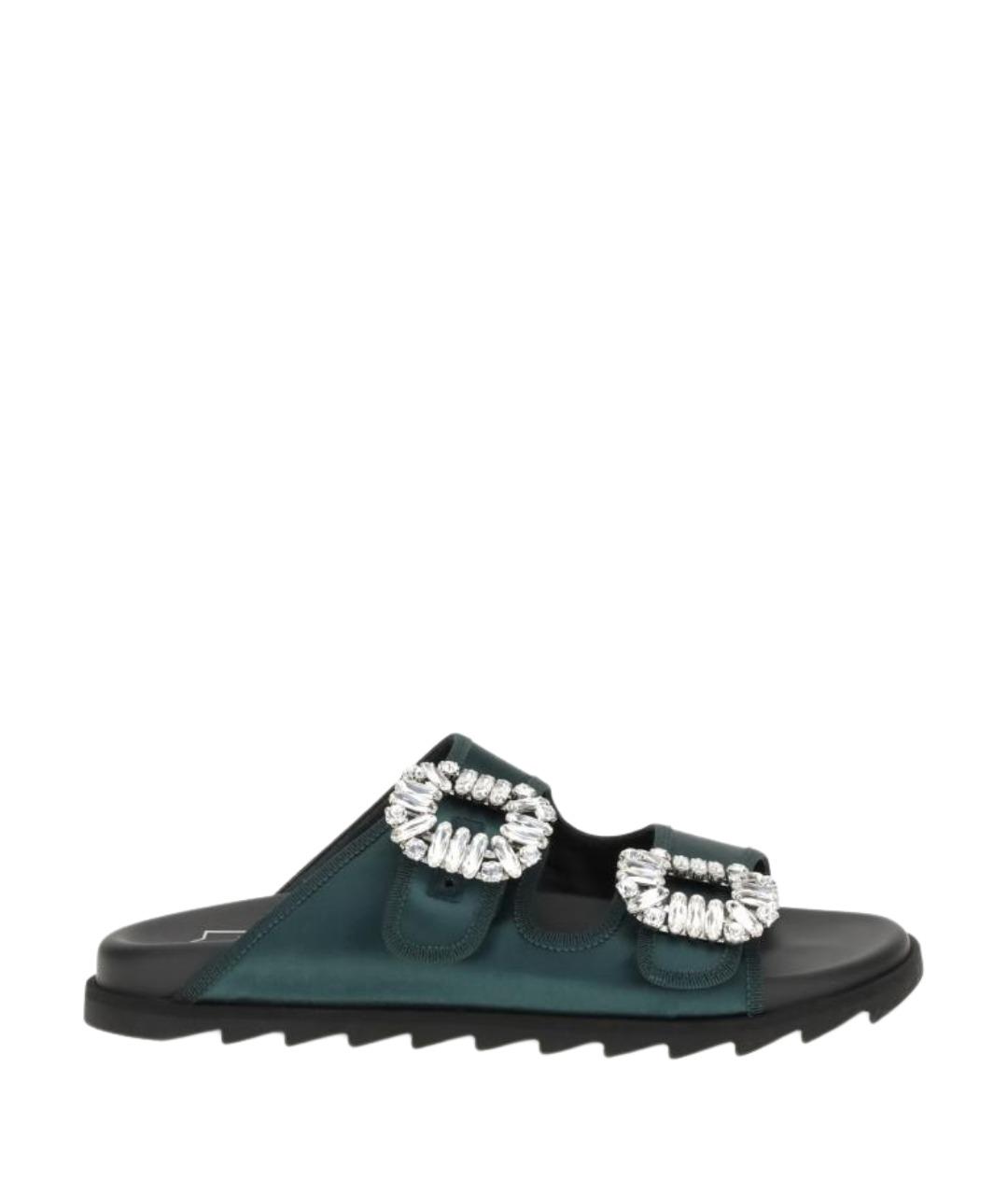 ROGER VIVIER Мульти текстильные сандалии, фото 1