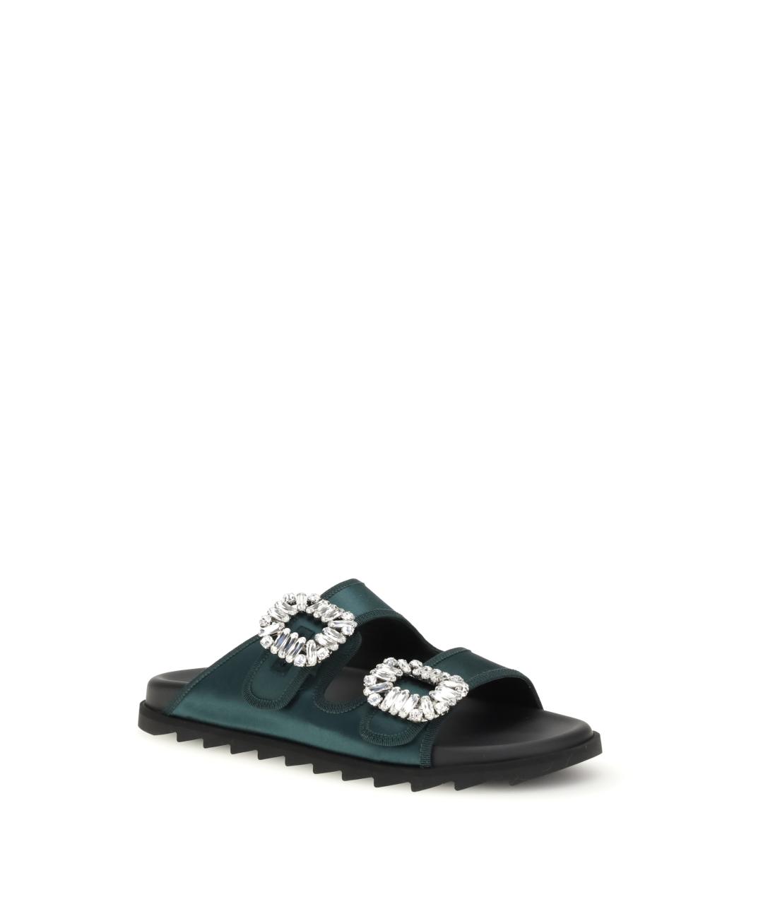 ROGER VIVIER Мульти текстильные сандалии, фото 2