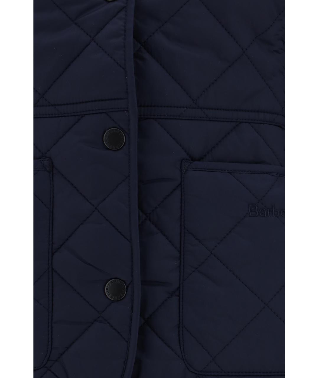 BARBOUR Темно-синяя полиэстеровая куртка, фото 3