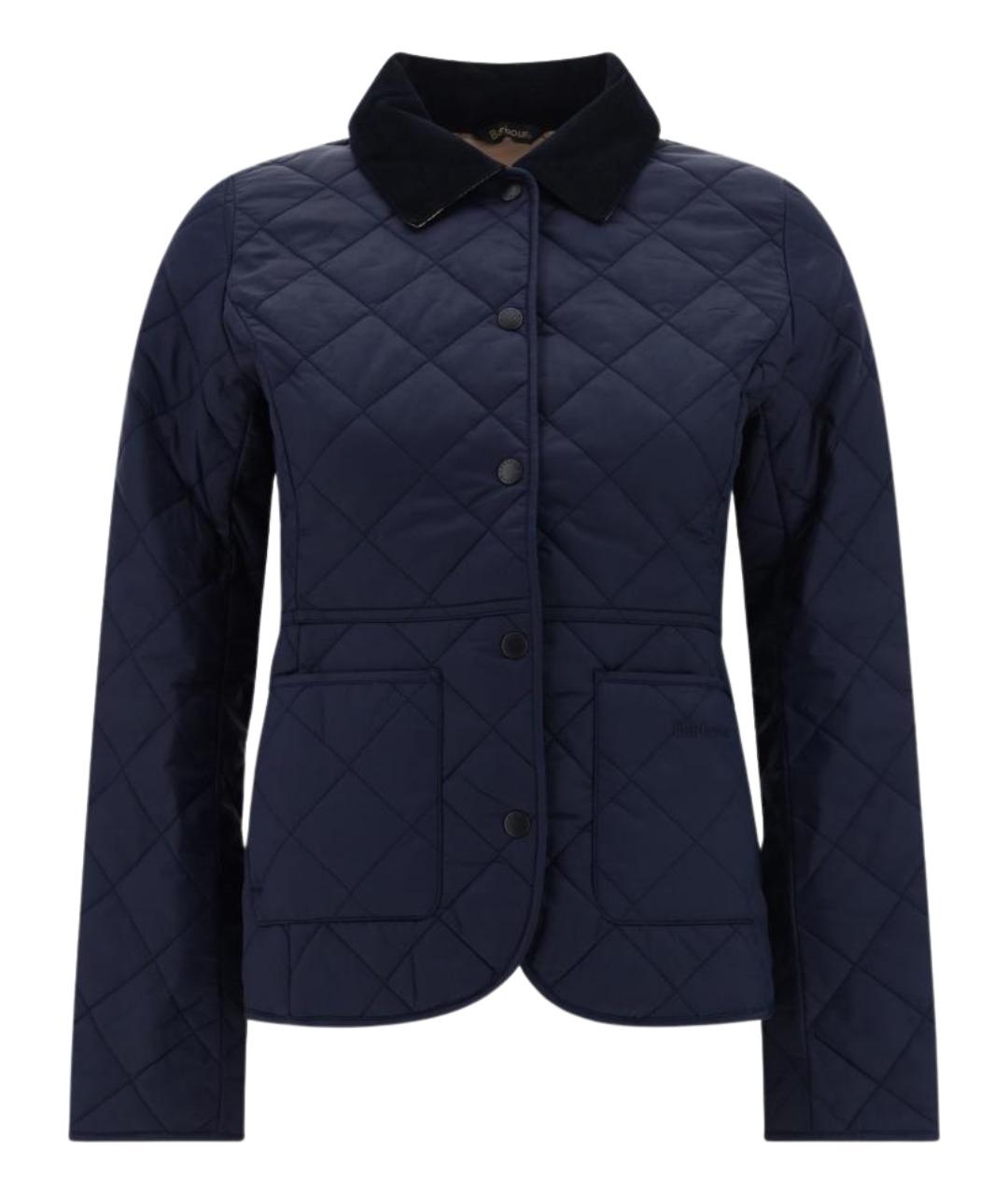 BARBOUR Темно-синяя полиэстеровая куртка, фото 1