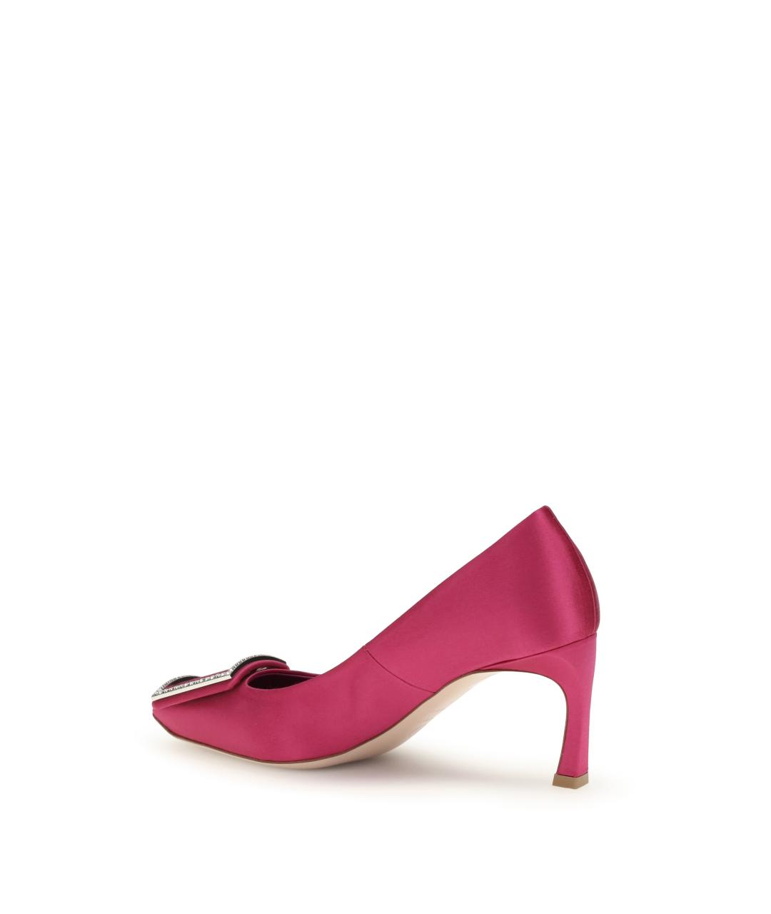 ROGER VIVIER Фуксия текстильные туфли, фото 3