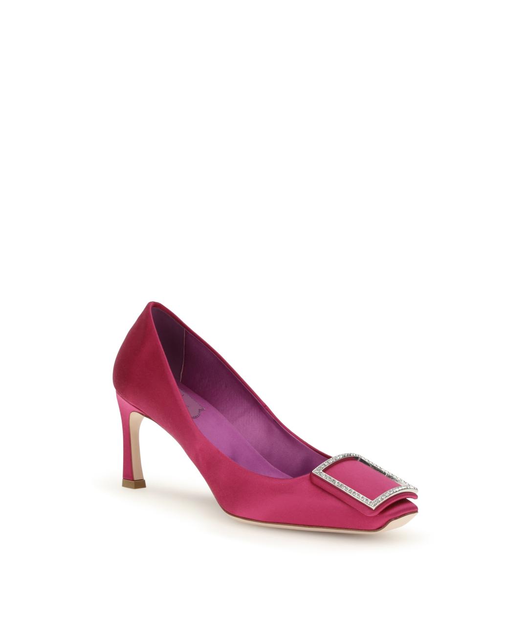 ROGER VIVIER Фуксия текстильные туфли, фото 2