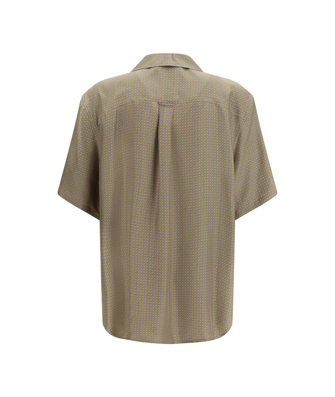 SAINT LAURENT Мульти шелковая кэжуал рубашка, фото 2