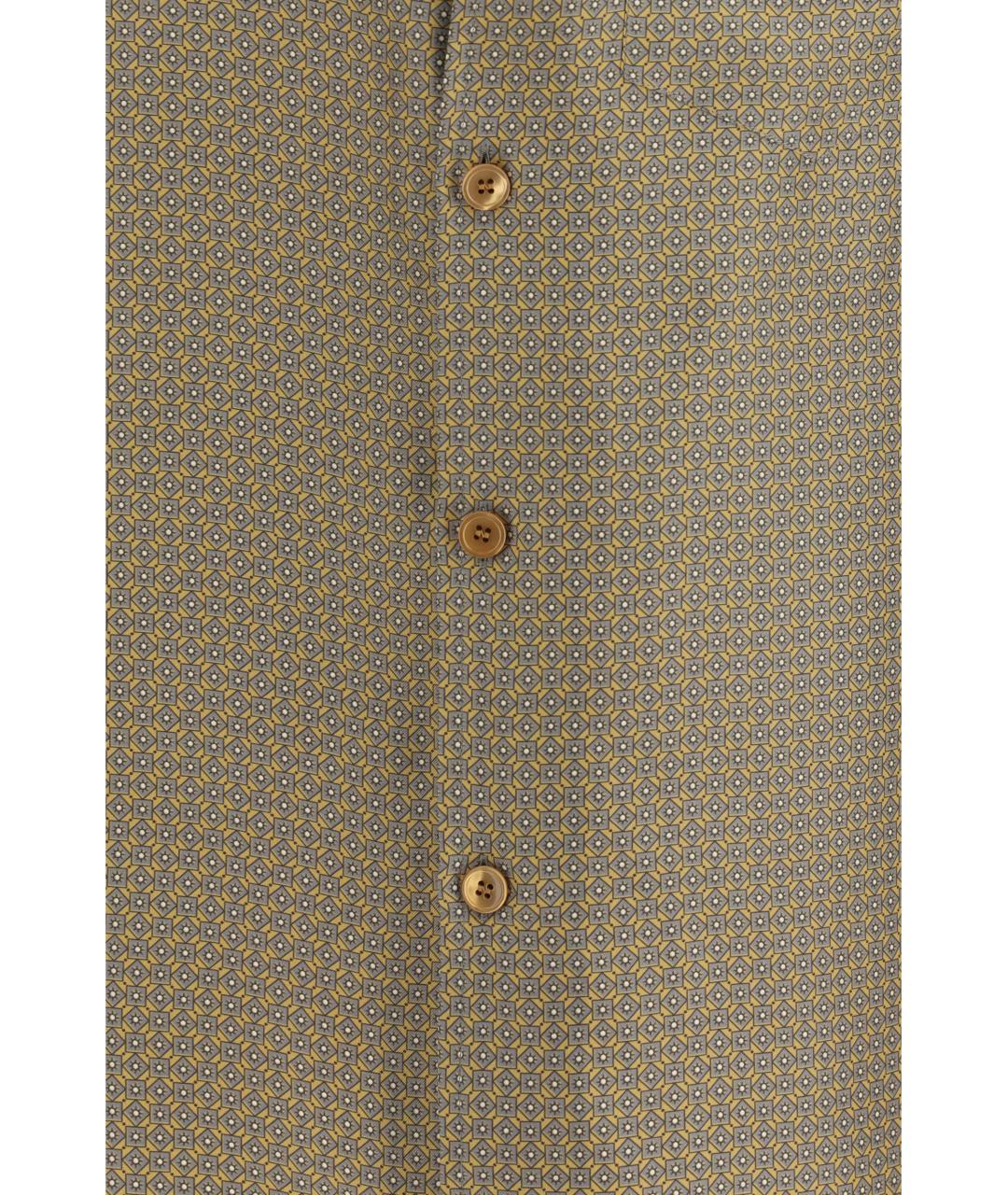 SAINT LAURENT Мульти шелковая кэжуал рубашка, фото 3