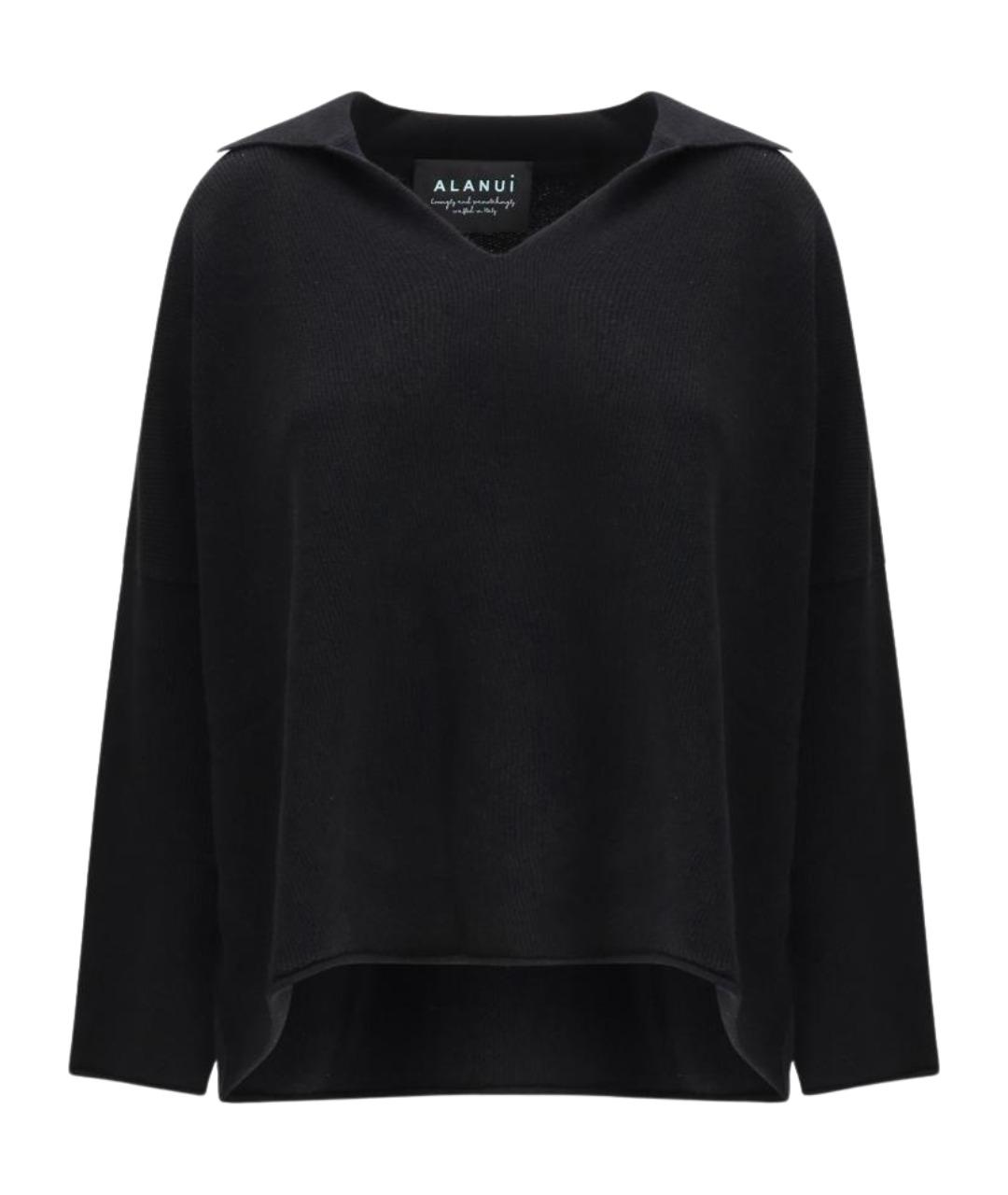 ALANUI Черный кашемировый джемпер / свитер, фото 1