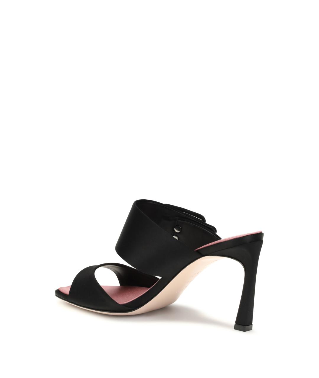 ROGER VIVIER Черные текстильные мюли, фото 3