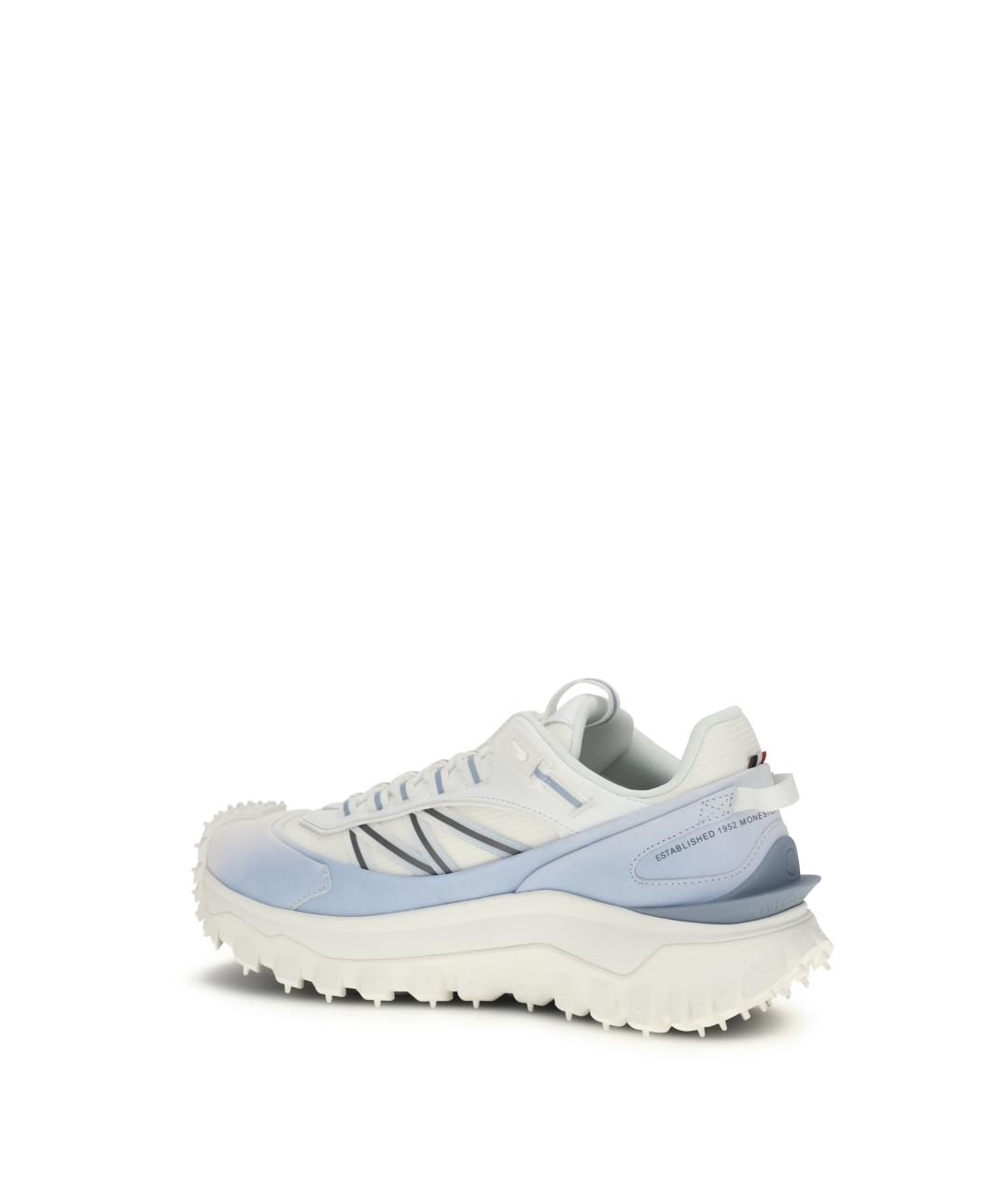 MONCLER Мульти текстильные низкие кроссовки / кеды, фото 3