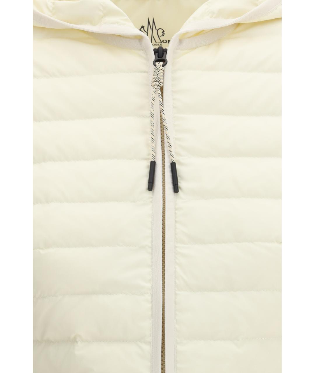 MONCLER GRENOBLE Белая полиамидовая куртка, фото 3
