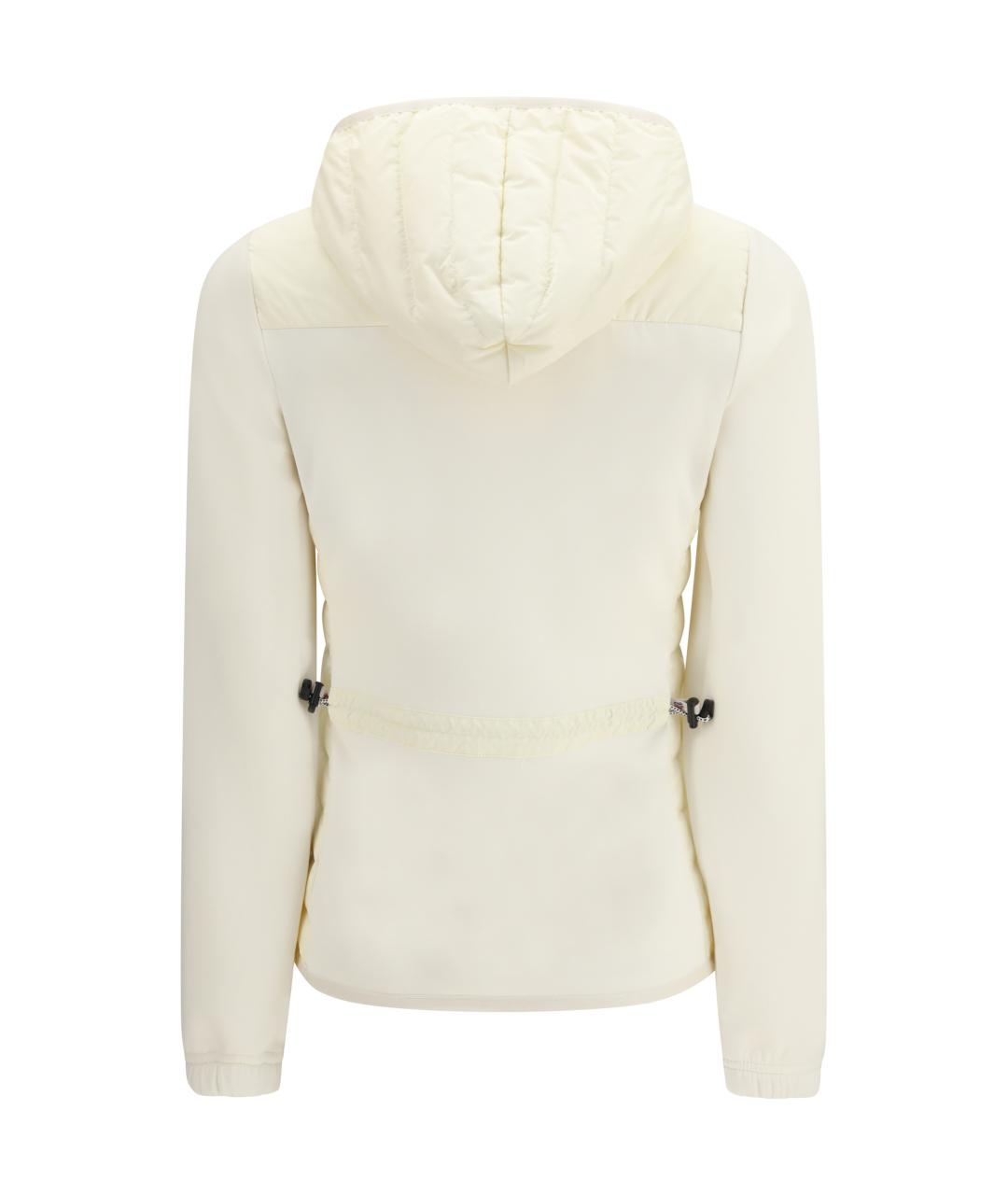 MONCLER GRENOBLE Белая полиамидовая куртка, фото 2