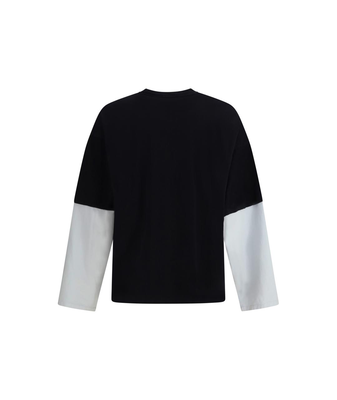 GCDS Черная хлопковая футболка, фото 2