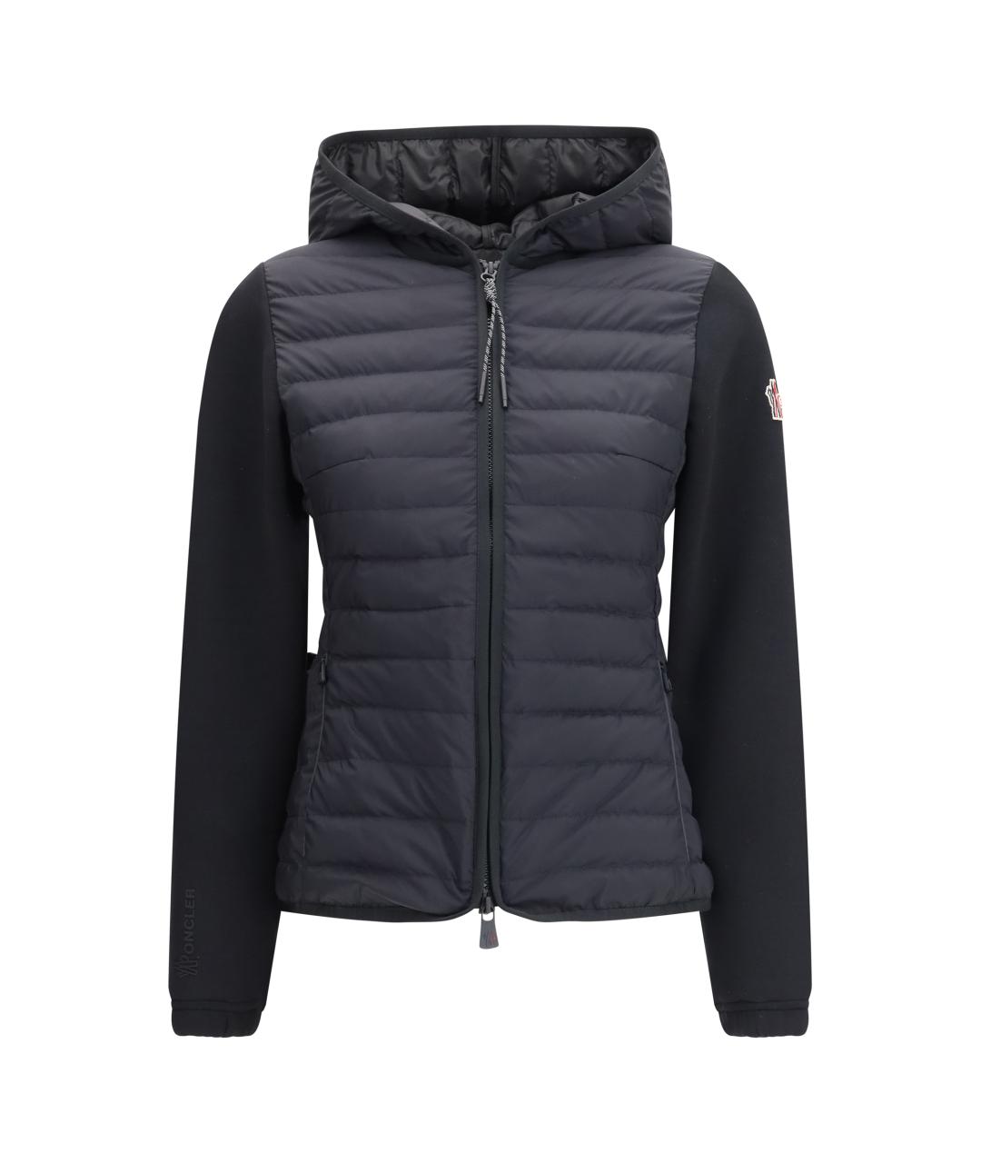 MONCLER GRENOBLE Черная полиамидовая куртка, фото 1