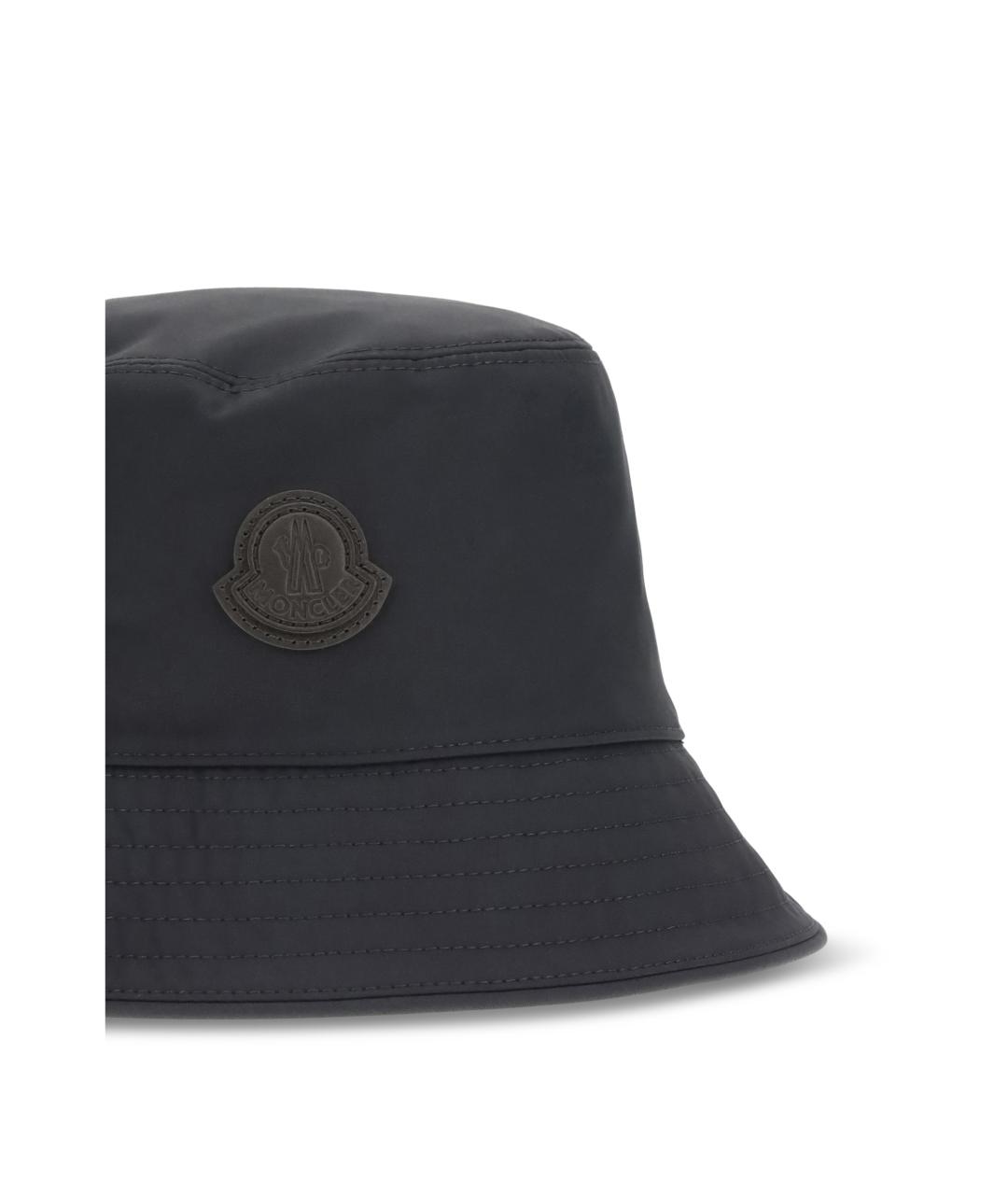 MONCLER Темно-синяя хлопковая шляпа, фото 3