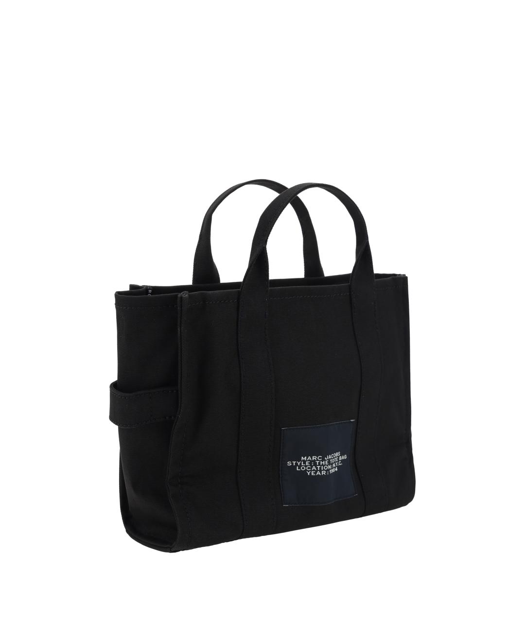MARC JACOBS Черная хлопковая сумка тоут, фото 3