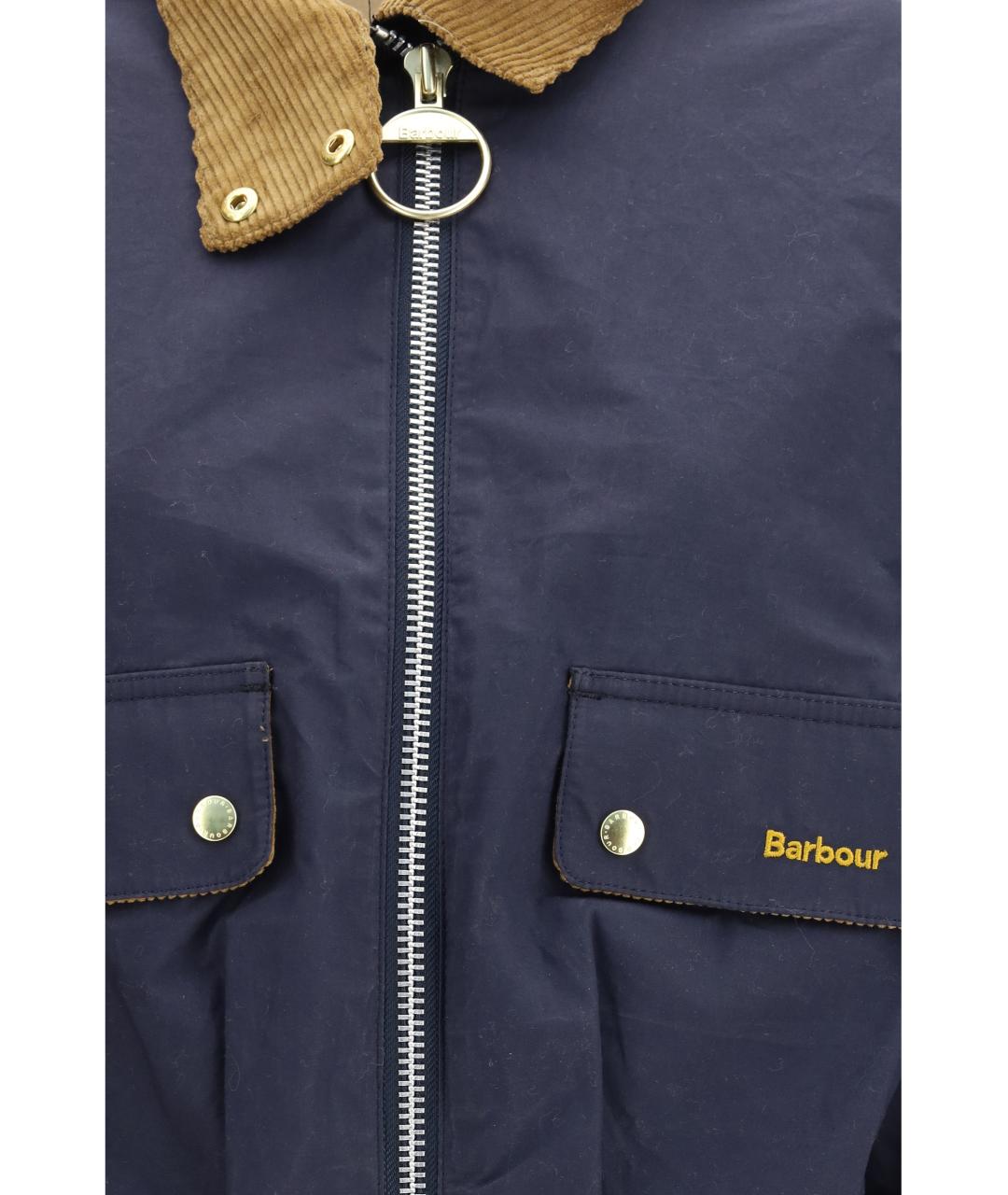 BARBOUR Темно-синяя хлопковая куртка, фото 3