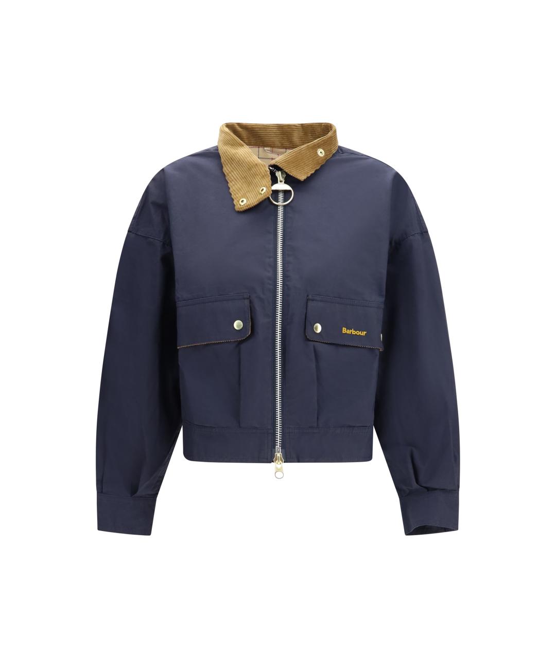 BARBOUR Темно-синяя хлопковая куртка, фото 1