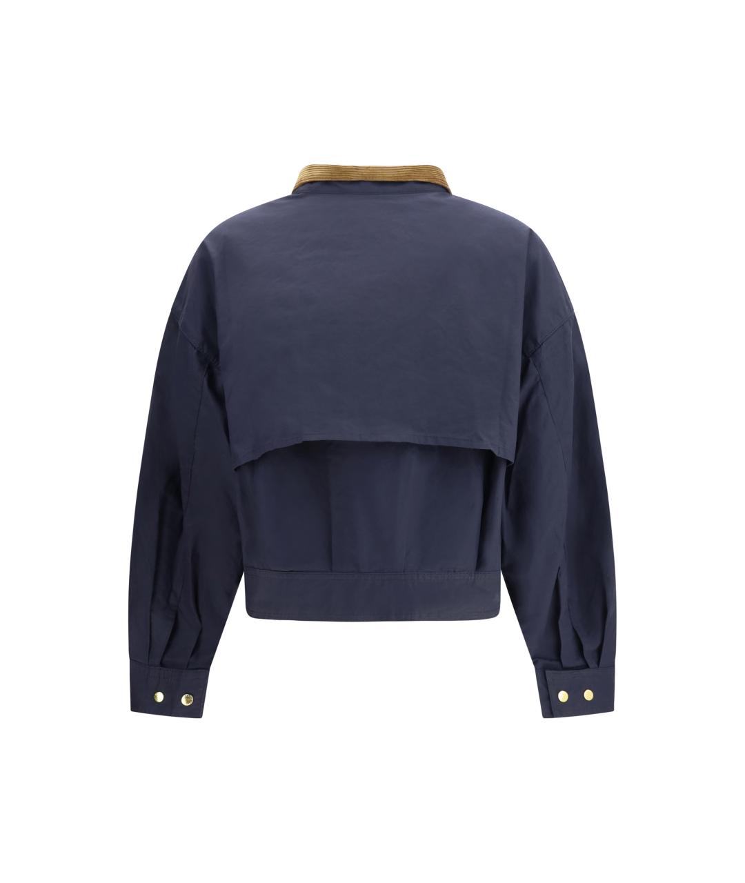 BARBOUR Темно-синяя хлопковая куртка, фото 2